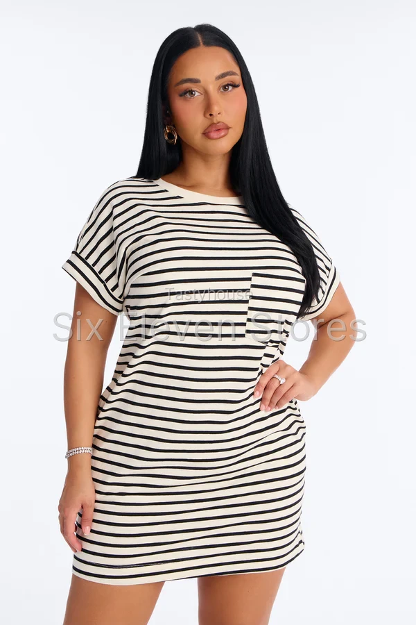 Raelynn Short Sleeve Cotton Shirt Mini Dress