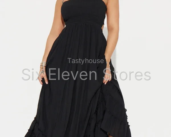 Hayley Halter Maxi Dress