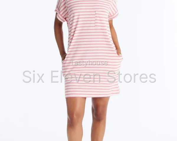 Raelynn Short Sleeve Cotton Shirt Mini Dress