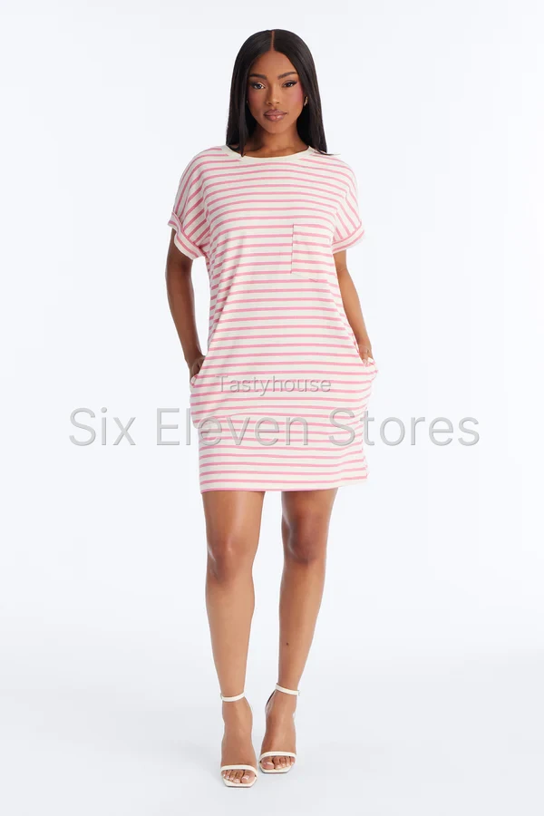 Raelynn Short Sleeve Cotton Shirt Mini Dress