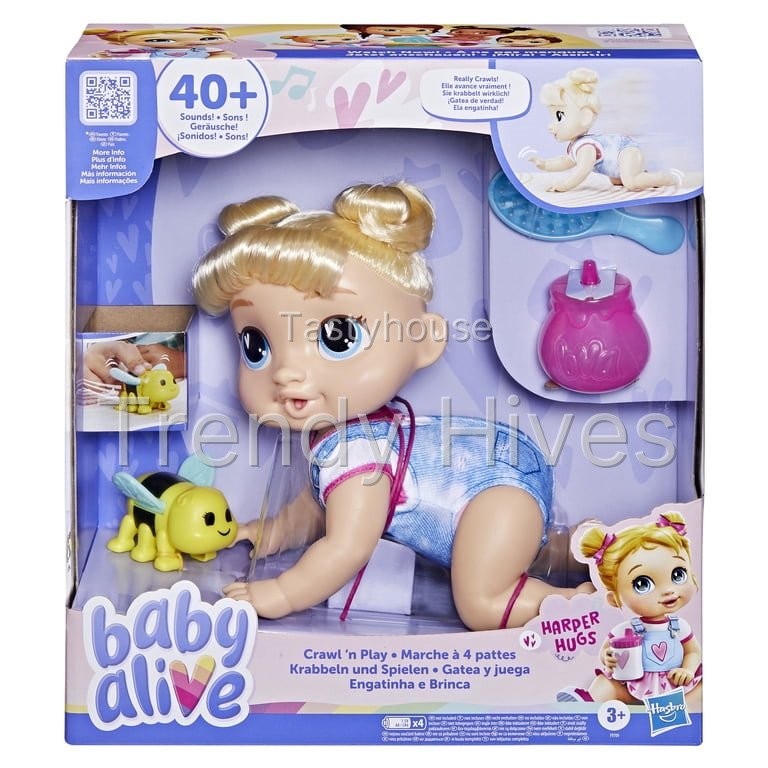 Baby Alive Crawl ‘n Play Harper Hugs Doll