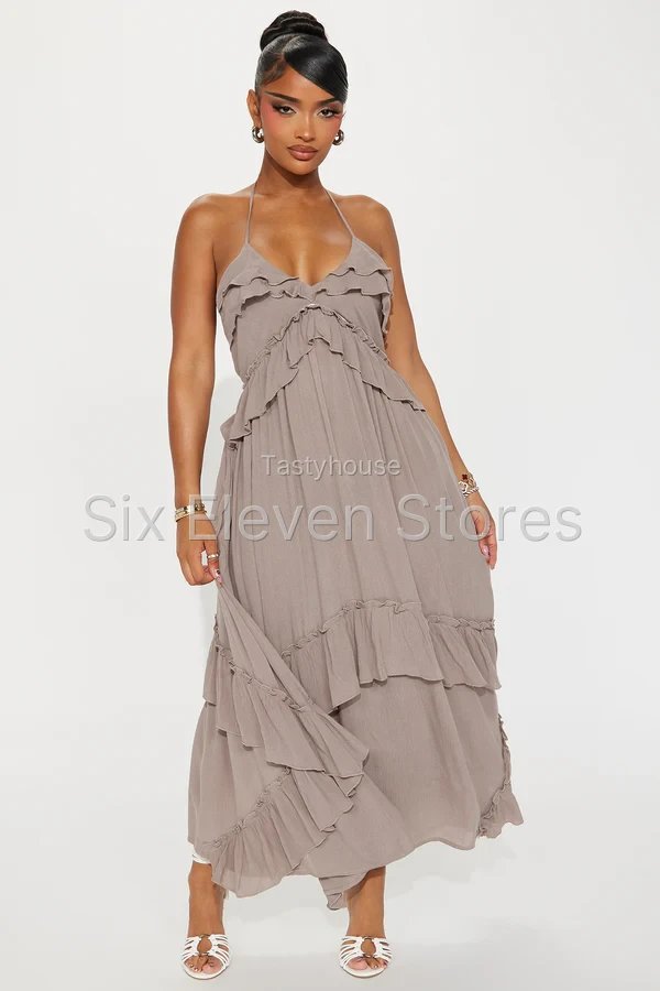 Leila Gauze Maxi Dress