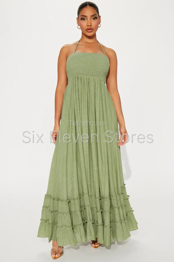 Hayley Halter Maxi Dress