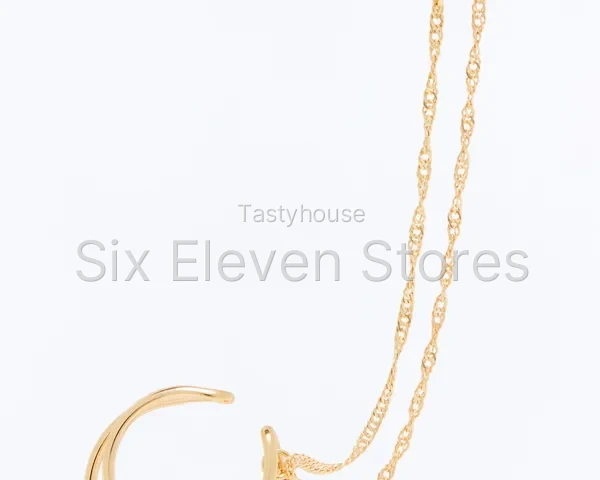 Out Loud Layered Chain Link Earcuff
