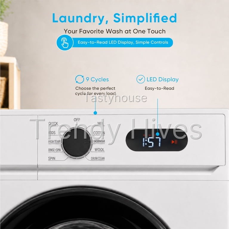 TABU 2.7 Cu. Ft. Front Load Washer