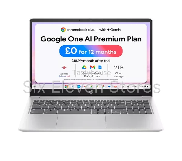 HP Chromebook Plus 15a-nb0502sa 15.6 n305 – Intel® Core™ i3, 128 GB SSD