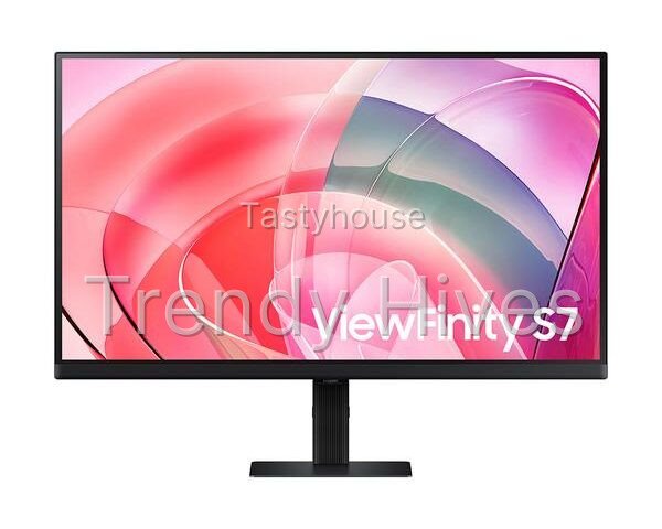 SAMSUNG ViewFinity S7 LS27D700EAUXXU 4K Ultra HD 27″ IPS LCD Monitor – Black