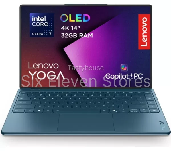 LENOVO Yoga Slim 9 14″ Laptop, Copilot+ PC – Intel® Core™ Ultra 7, 1 TB SSD,