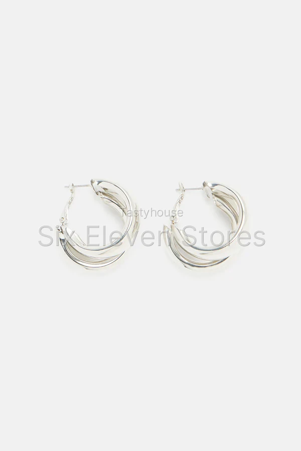 Double Trouble Hoop Earrings