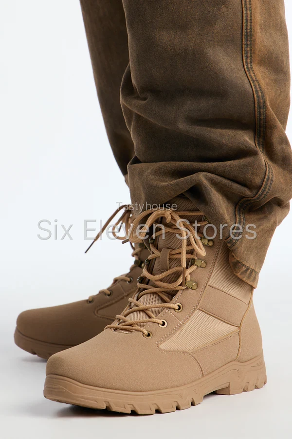 Mountaineer Lace Up Desert Combat Boot