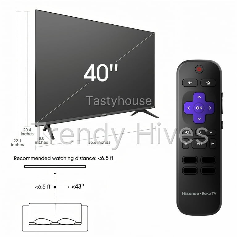 Hisense 40-Inch Class H4 Series FHD Roku Smart TV