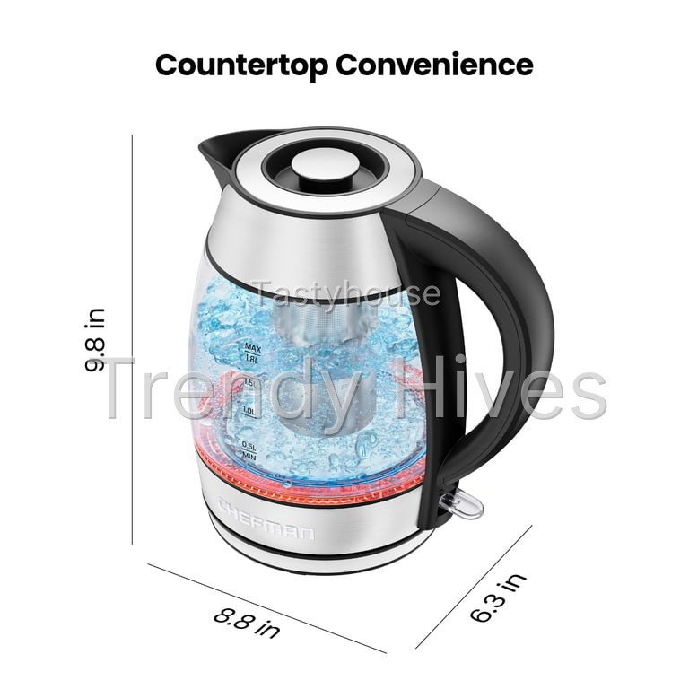 Chefman Rapid-Boil 1.8L Electric Tea Kettle