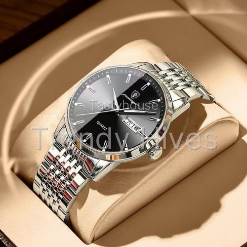 POEDAGAR Fashion Date Quartz Men Watches