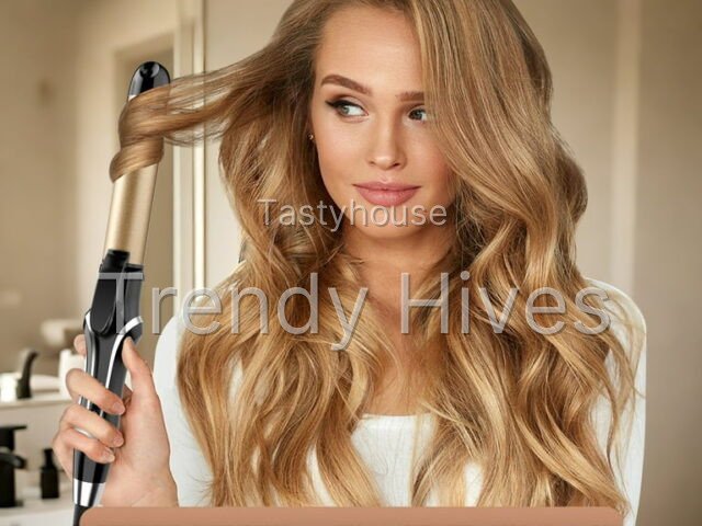 Ceramic Hair Straightener and Curler 2 in 1