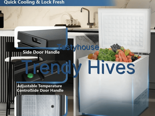Auseo 2.5 cu ft Chest Freezer