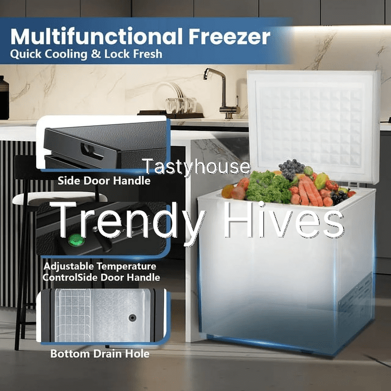 Auseo 2.5 cu ft Chest Freezer