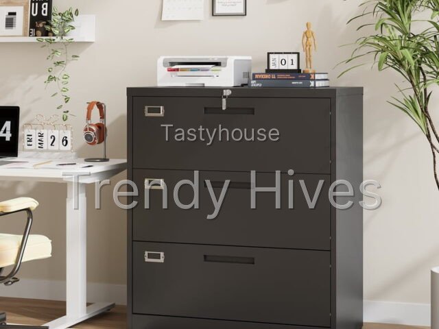 STANI Lateral File Cabinet with Lock