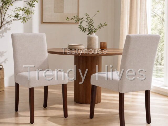 Upholstered Fabric Dining Chairs