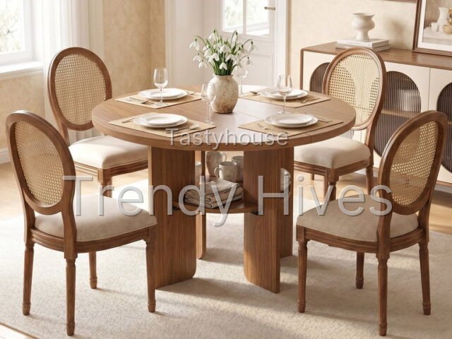 Bestier 47″ Round Dining Table