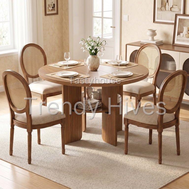 Bestier 47″ Round Dining Table