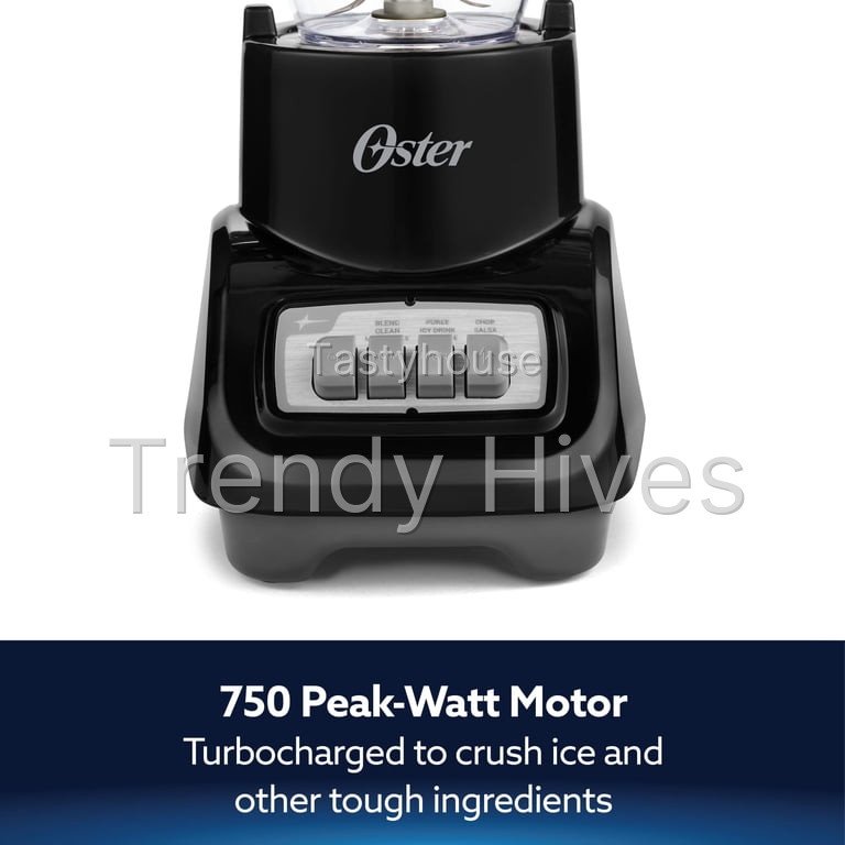 Oster Turbo 5-Speed Black Countertop Blender