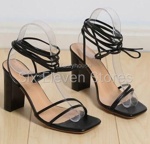 Women’s Cross Strappy High Heel Sandals