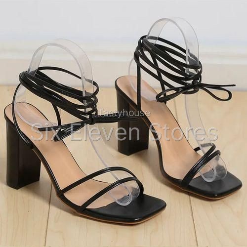 Women’s Cross Strappy High Heel Sandals