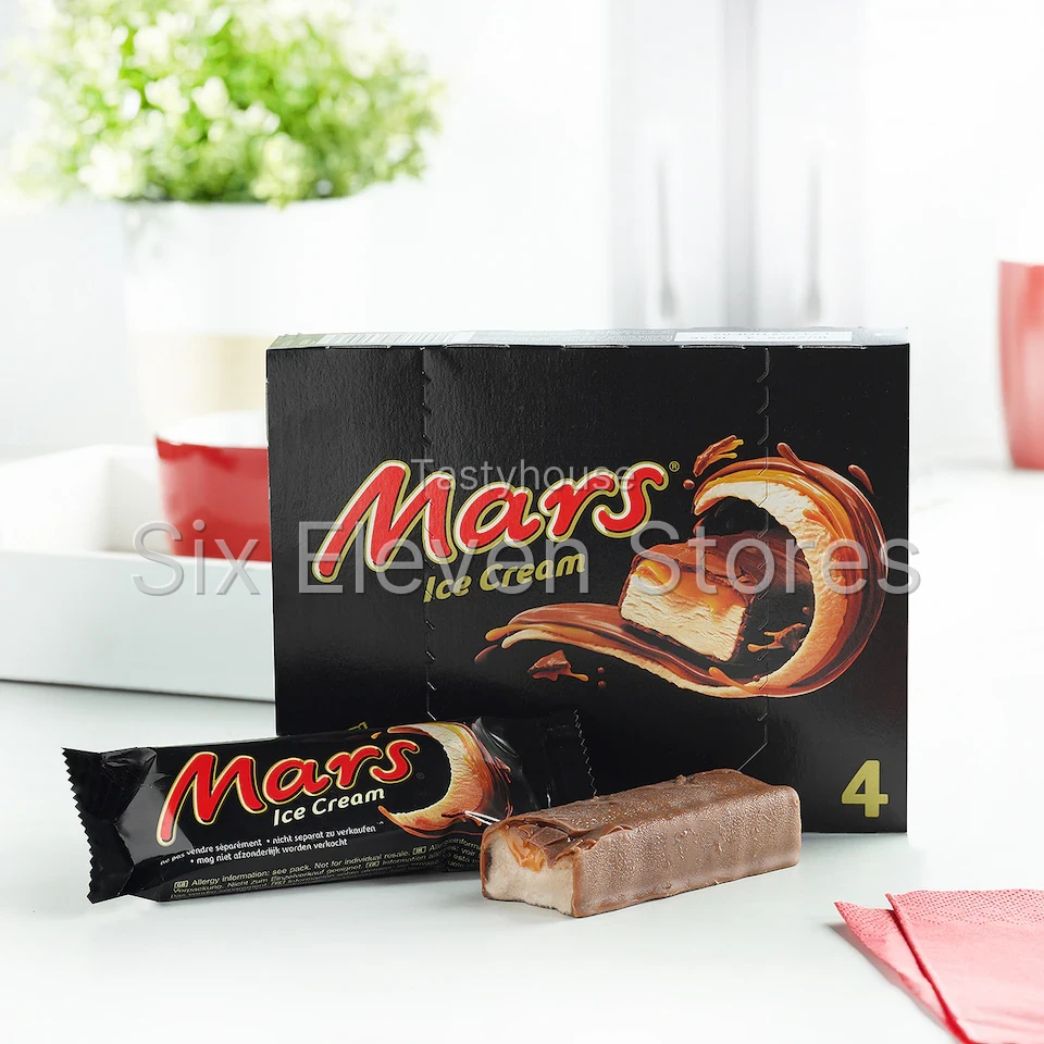 Mars Ice Cream Bars 4 x 49.5 ml