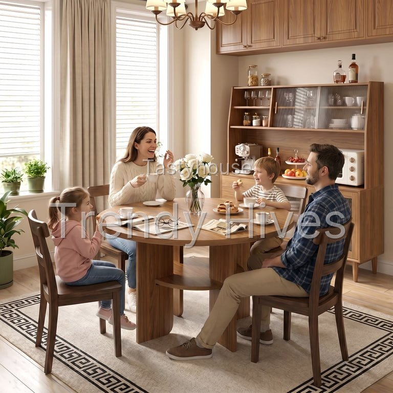 Bestier 47″ Round Dining Table
