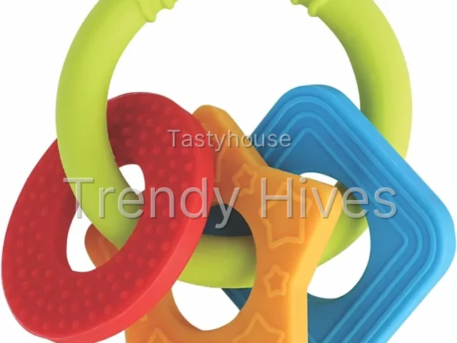 BeeBaby Chewy Trinkets Soft Silicone Teether