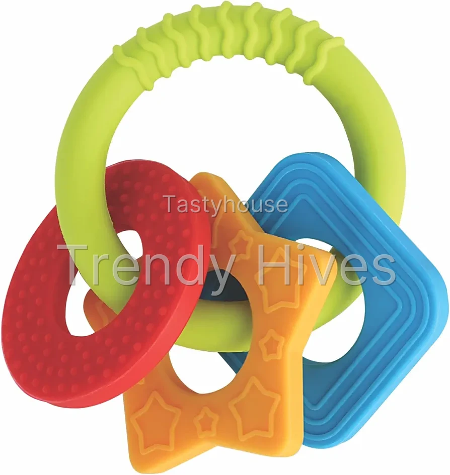 BeeBaby Chewy Trinkets Soft Silicone Teether