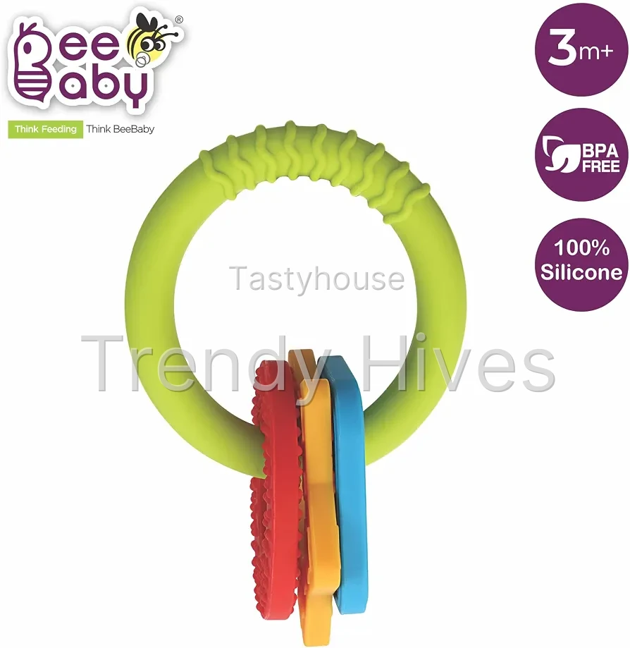 BeeBaby Chewy Trinkets Soft Silicone Teether