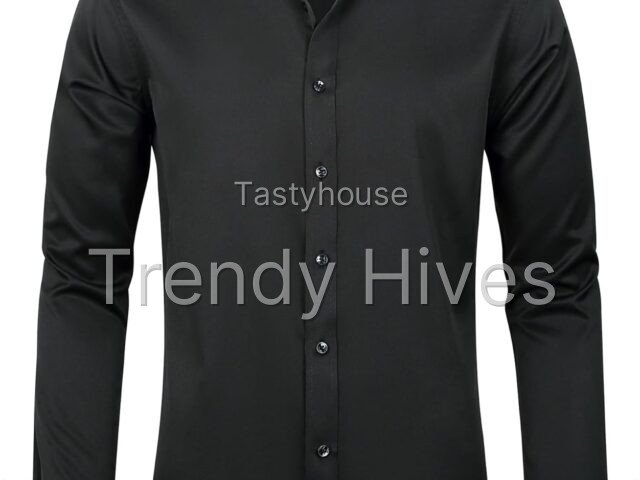 Classic Collar Button Cuff Poplin Shirt