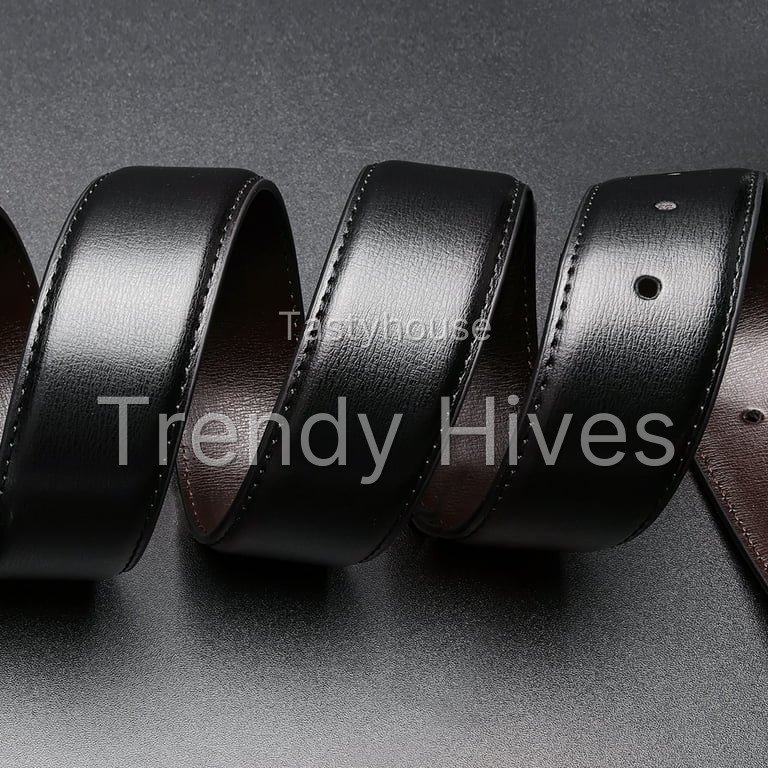 Maikun Mens Reversible Leather Belt