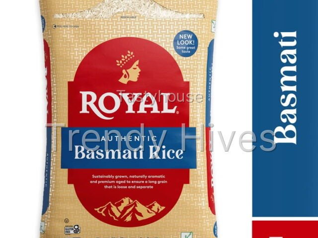Authentic Royal Naturally Aged Indian White Basmati Rice, Long-Grain, Gluten-free