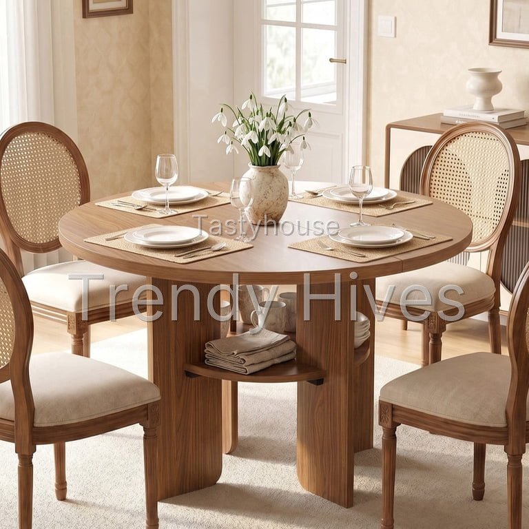 Bestier 47″ Round Dining Table