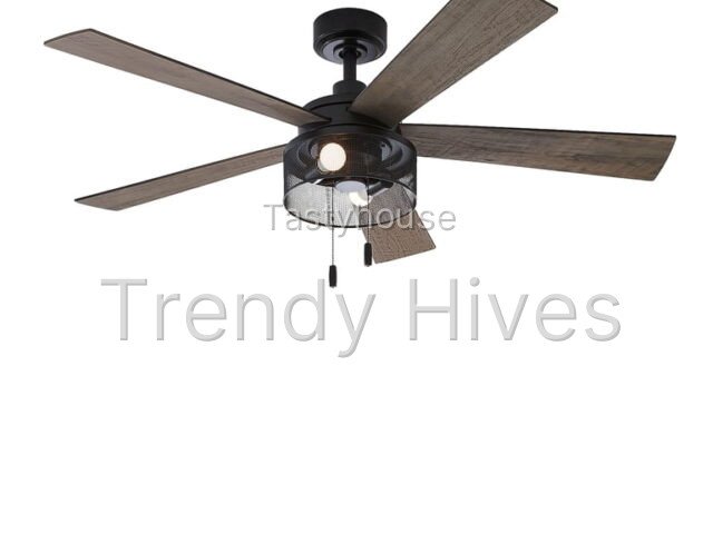 Better Homes & Gardens Transitional 52″ Black Ceiling Fan
