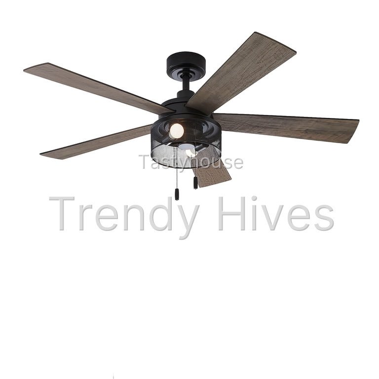 Better Homes & Gardens Transitional 52″ Black Ceiling Fan
