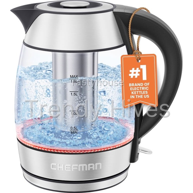Chefman Rapid-Boil 1.8L Electric Tea Kettle