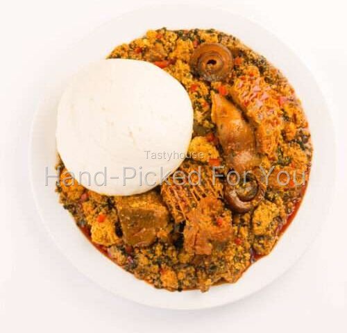 POUNDO YAM AND EGUSI SOUP