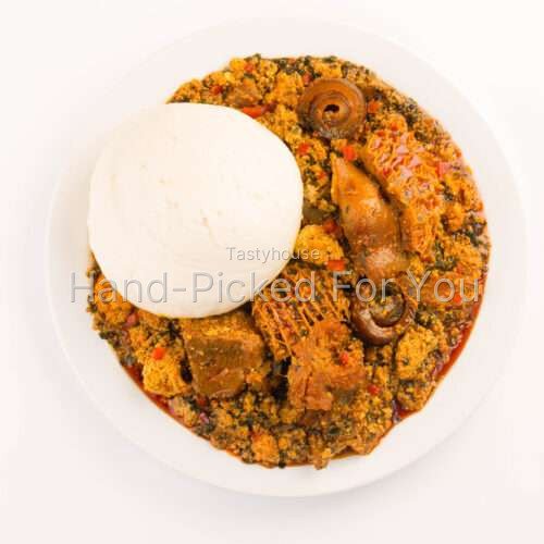 POUNDO YAM AND EGUSI SOUP