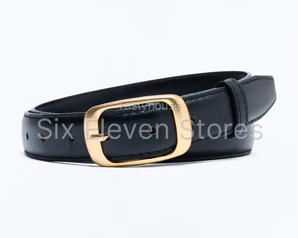 Enough For Me Faux Leather Belt