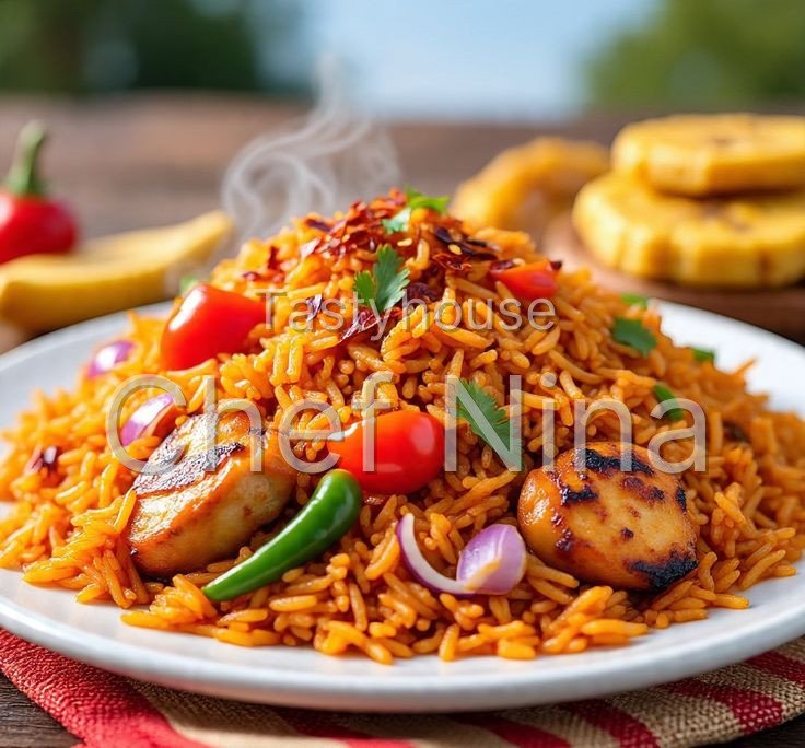 Party Jollof Rice (Smoky Party Style)