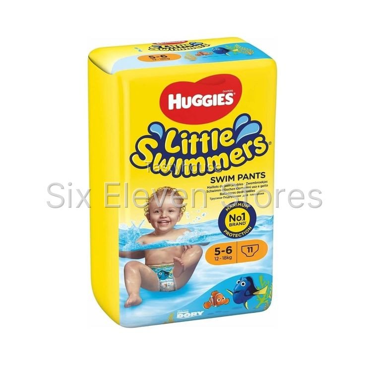 Huggies Little Swimmers Size 5-6 – 11 Swim Pants (12-18kg) for Babies & Toddlers