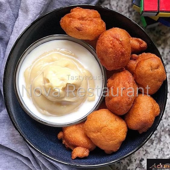 5 Akara + Custard + Milk