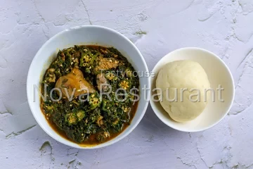 Pounded Yam & Egusi