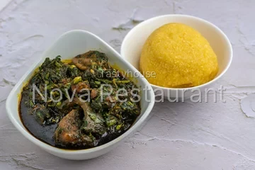 Pounded Yam & Egusi