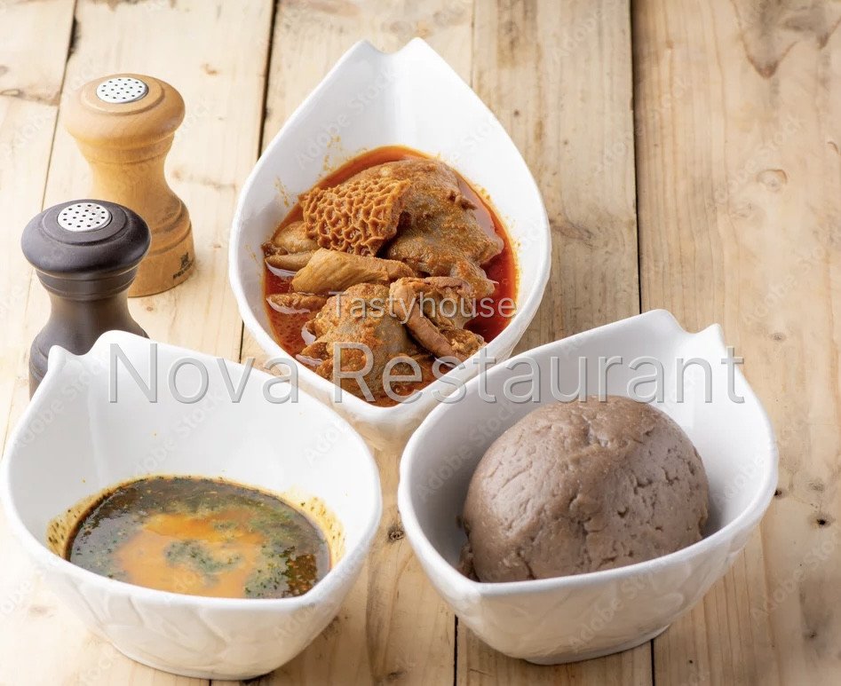 Pounded Yam & Egusi