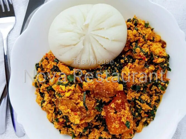 Pounded Yam & Egusi