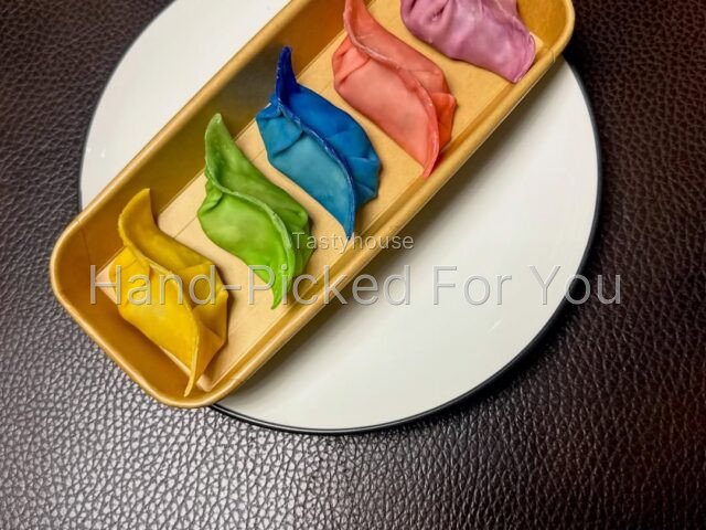 Rainbow dumplings